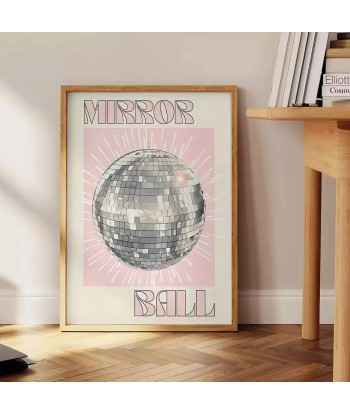 Affiche Graphique Tendance Mirror Ball Les êtres humains sont 