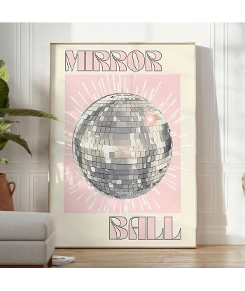 Affiche Graphique Tendance Mirror Ball Les êtres humains sont 