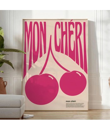 Affiche Graphique Cuisine Mon Chri Cherries offre 