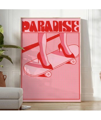 Affiche Tendance Paradis Voir les baskets