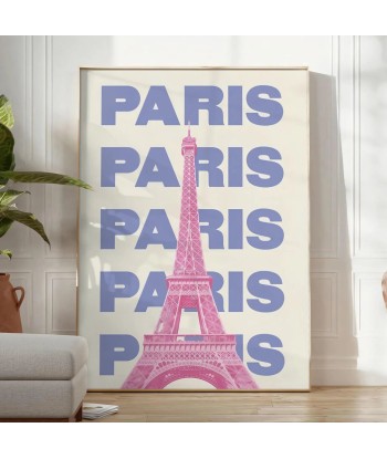 Affiche Graphique Paris est présent 