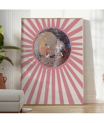 Disco Graphic Wall Print solde