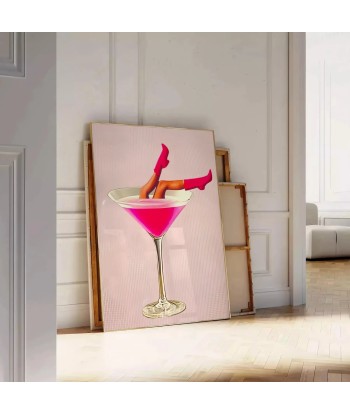 Femme Cocktail Affiche Populaire en ligne