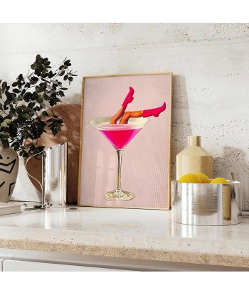 Femme Cocktail Affiche Populaire en ligne