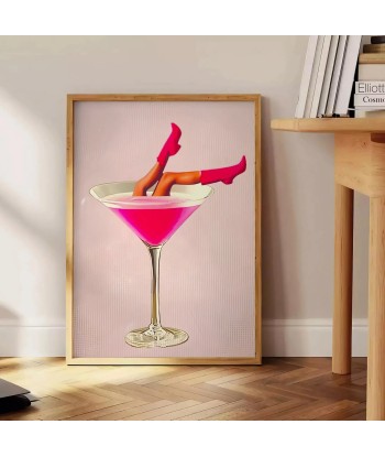 Femme Cocktail Affiche Populaire en ligne