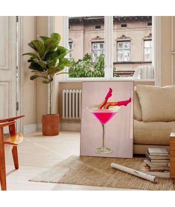 Femme Cocktail Affiche Populaire en ligne