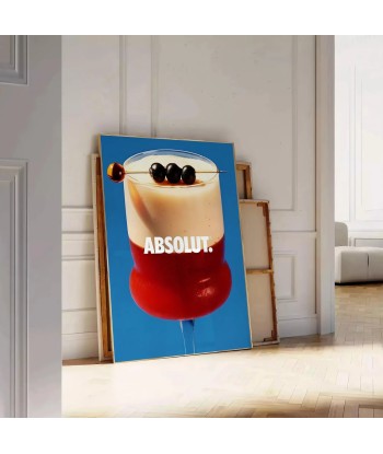 Affiche 1 Cocktail Absolut la colonne vertébrale