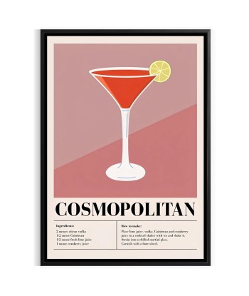 Affiche Cocktail Cosmopolite 1 Véritable concentré