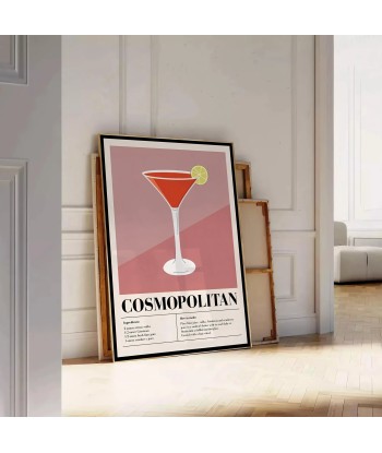 Affiche Cocktail Cosmopolite 1 Véritable concentré