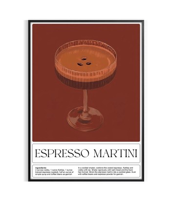 Cocktail Mafficheini Expresso Affiche Comparez plus de prix