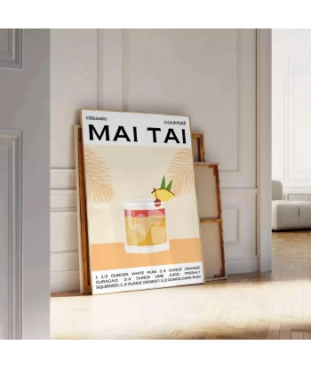 Affiche Cocktail Mai Tai en ligne