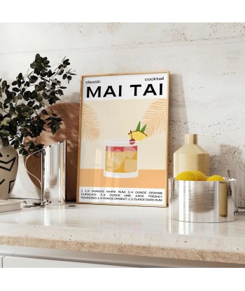 Affiche Cocktail Mai Tai en ligne