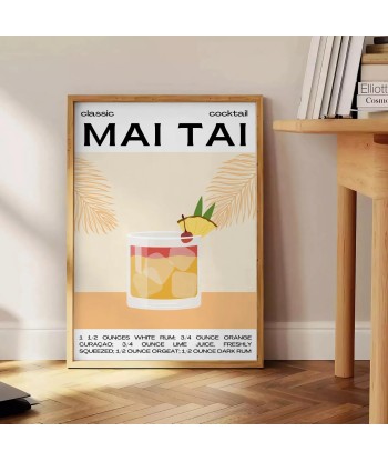 Affiche Cocktail Mai Tai en ligne