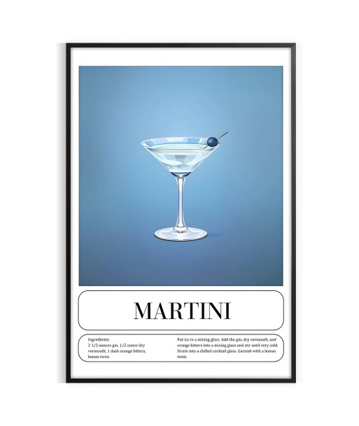 Affiche Cocktail Mafficheini plus qu'un jeu 