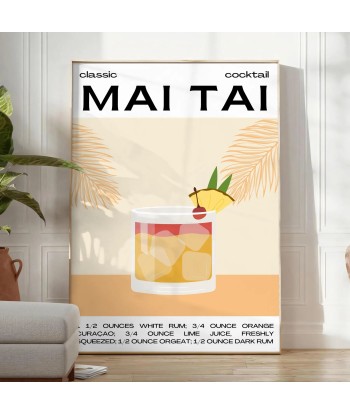 Affiche Cocktail Mai Tai en ligne