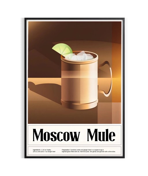 Affiche Pour Cocktail Moscow Mule Par le système avancé 