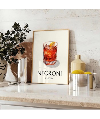 Affiche 1 Cocktail Negroni votre