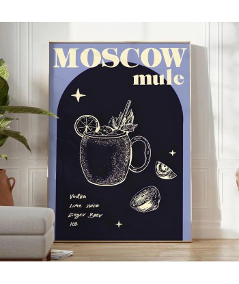 Moscou Muule Coktail Cocktail Affiche ou a consommer sur place