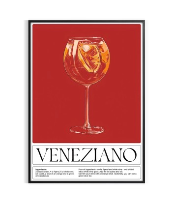 Affiche Cocktail Veneziano pour bénéficier 