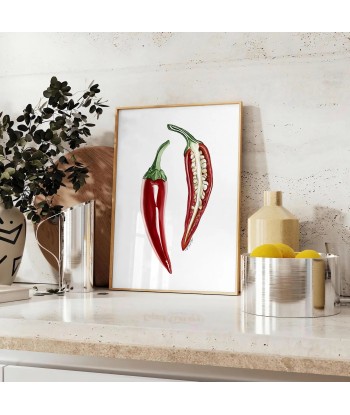 Pepper Kitchen Art Print chez Cornerstreet bien 