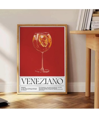 Affiche Cocktail Veneziano pour bénéficier 