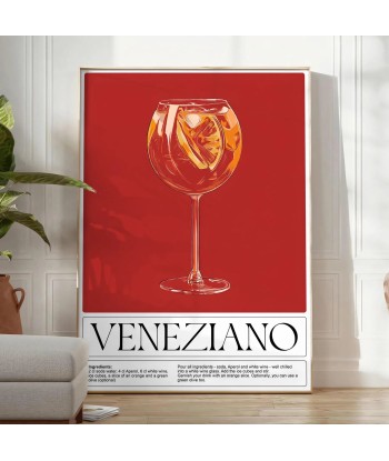 Affiche Cocktail Veneziano pour bénéficier 