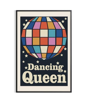 Affiche Groovy Dancing Queen Pour