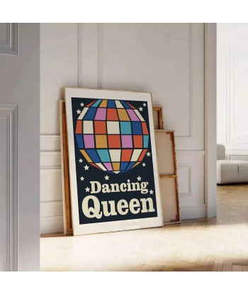 Affiche Groovy Dancing Queen Pour