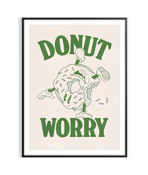 Affiche Groovy Donut Worry À commander