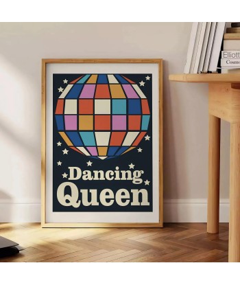 Affiche Groovy Dancing Queen Pour