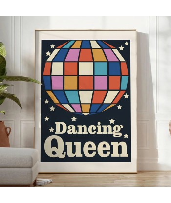 Affiche Groovy Dancing Queen Pour