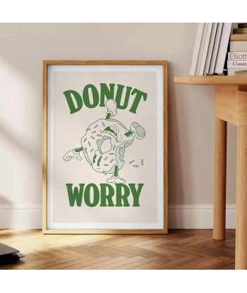 Affiche Groovy Donut Worry À commander