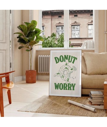 Affiche Groovy Donut Worry À commander