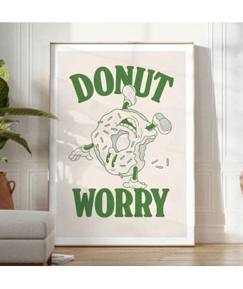 Affiche Groovy Donut Worry À commander