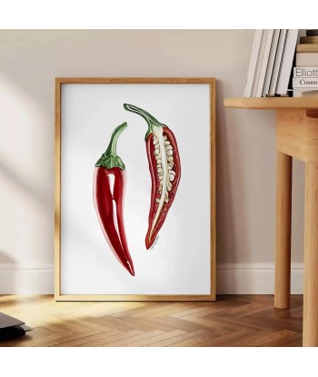 Pepper Kitchen Art Print chez Cornerstreet bien 