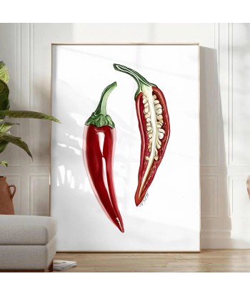 Pepper Kitchen Art Print chez Cornerstreet bien 