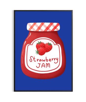 Strawberry Jam Kitchen Art Print Voir les baskets