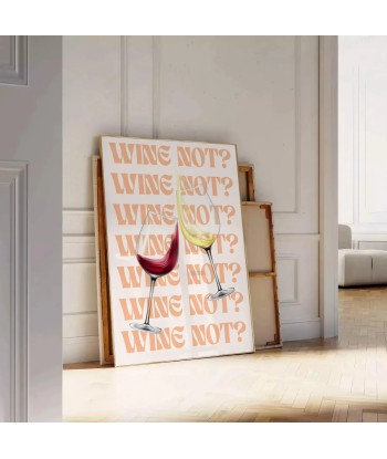 Wine Not Kitchen Poster des créatures d'habitude