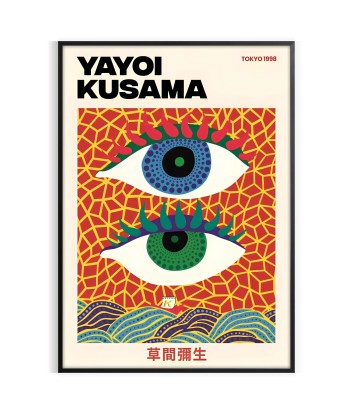 Eyes Yayoi Kusama Art Print paiement sécurisé