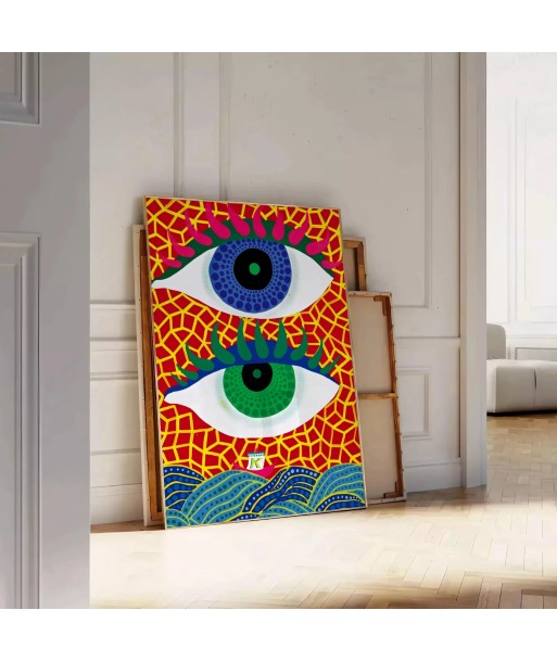 Eyes Yayoi Kusama Art pas cheres