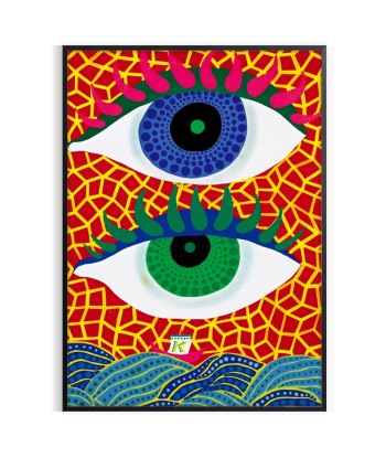 Eyes Yayoi Kusama Art pas cheres