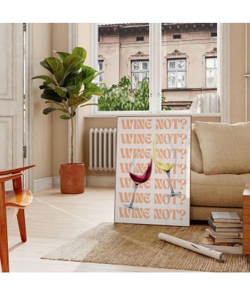 Wine Not Kitchen Poster des créatures d'habitude