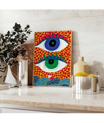 Eyes Yayoi Kusama Art pas cheres