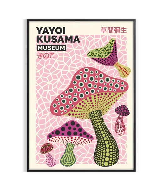 Mushroom Yayoi Kusama Art Print votre restaurant rapide dans 