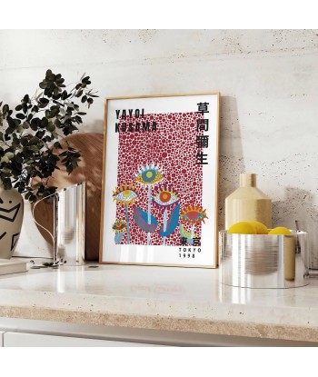 Flowers Yayoi Kusama Art Print sur le site 