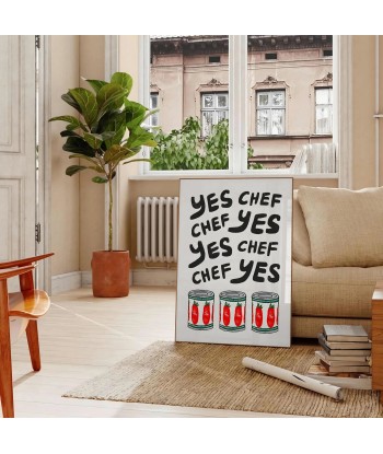 Yes Chef Kitchen Poster store