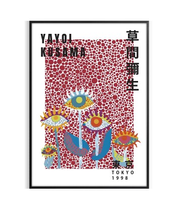 Flowers Yayoi Kusama Art Print sur le site 