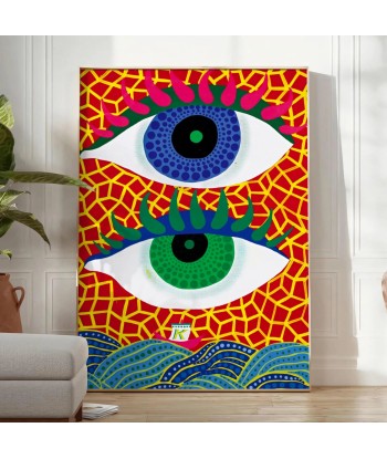 Eyes Yayoi Kusama Art pas cheres