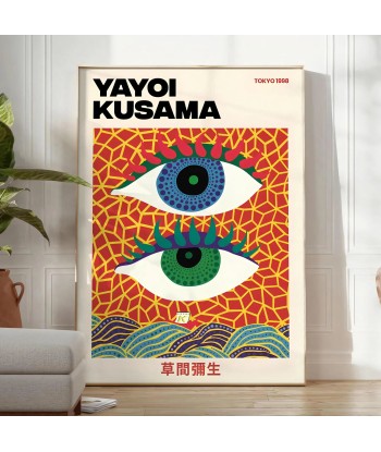 Eyes Yayoi Kusama Art Print paiement sécurisé