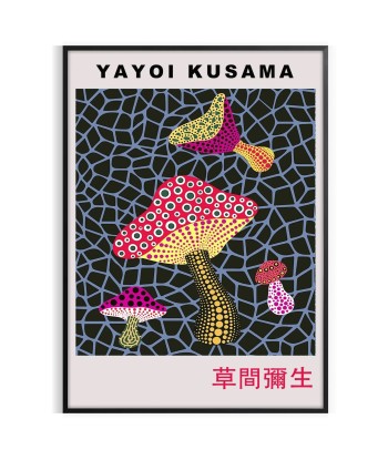 Mushroom Yayoi Kusama Poster une grave pollution 